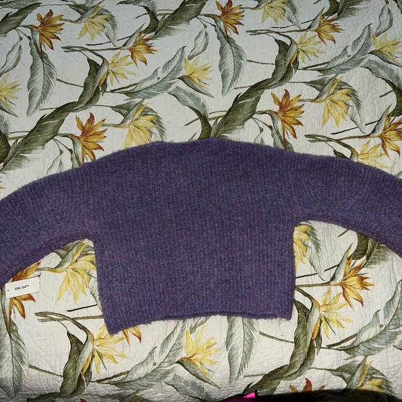 On 34th brand pullover fuzzy multishade purple sweater - Picture 4 of 6